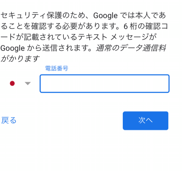 キャプチャー、電話番号確認