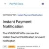 Instant Payment Notification